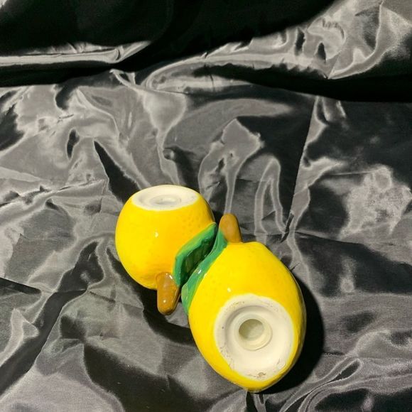 Yellow Lemon Shaped Salt and Pepper Shakers - Picture 2 of 5